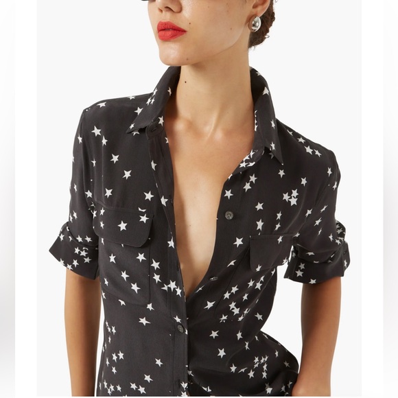 Equipment Tops - 'Equipment ‘Starry Night' Silk Shirt
